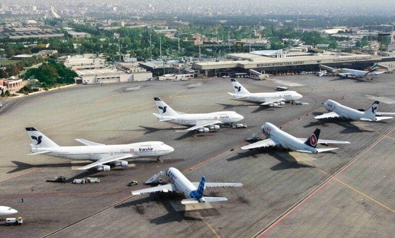 دليل مباني الركاب في مطار مهرآباد الدولي في طهران