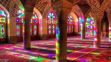 Pink Mosque of Shiraz: A Kaleidoscope of Art and Spirituality