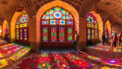 The Pink Mosque of Shiraz: A Kaleidoscope of Persian Art and Architecture