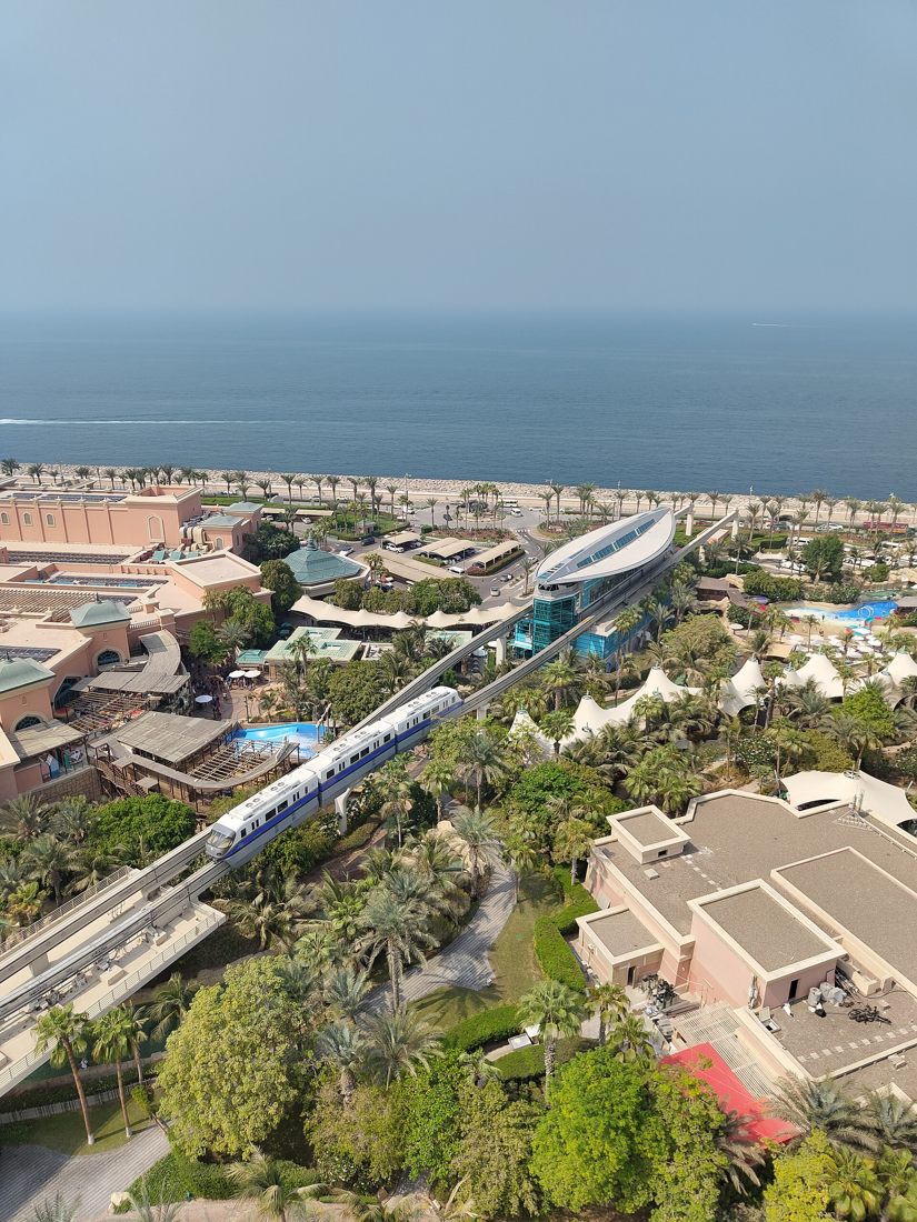 Palm Monorail track and station area near Atlantis Aquaventure