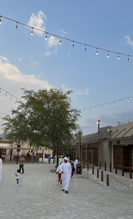 Street and traditional buildings in Hatta Heritage Village
