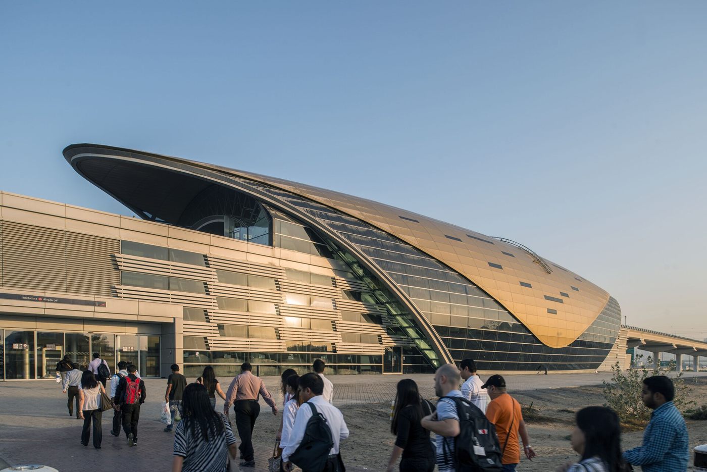Exterior of Ibn Battuta Metro Station in Dubai
