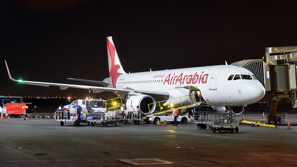 Air Arabia Airbus A320 at Sharjah International Airport